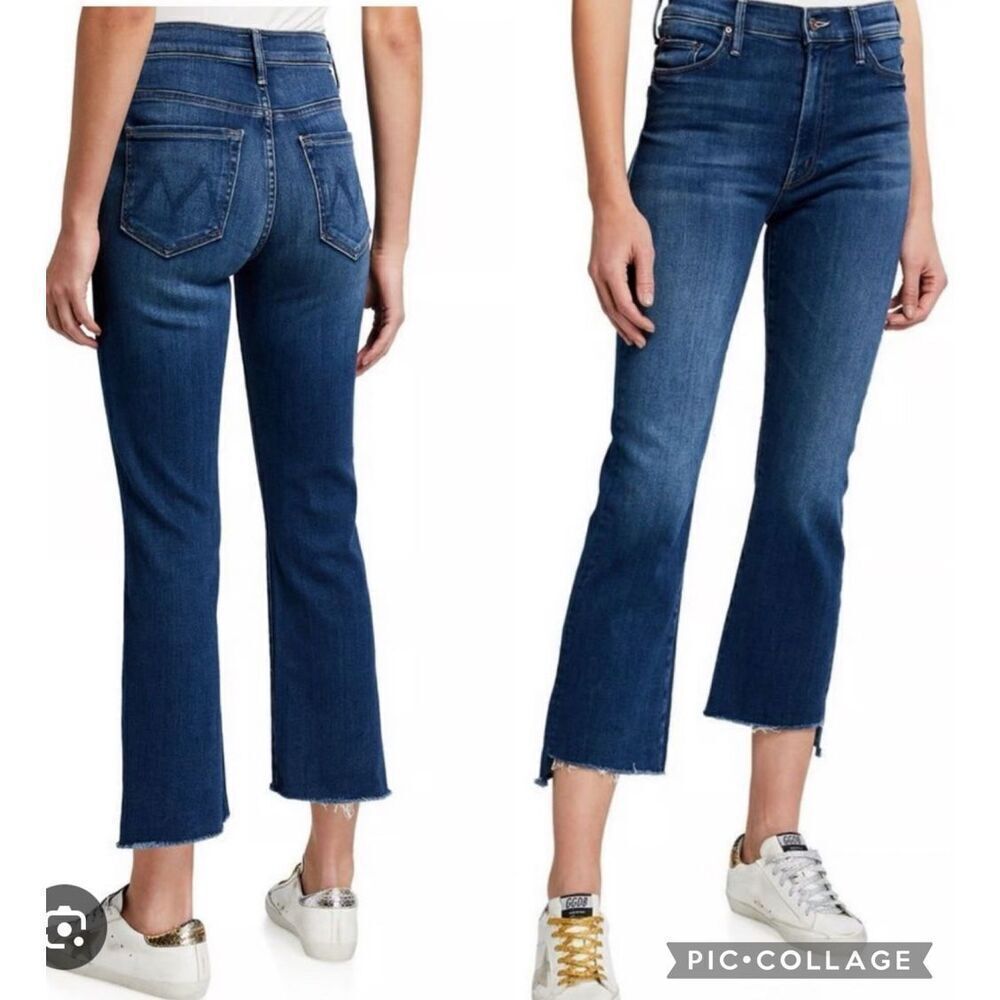 Mother the insider crop step fray size 26, $238 A61